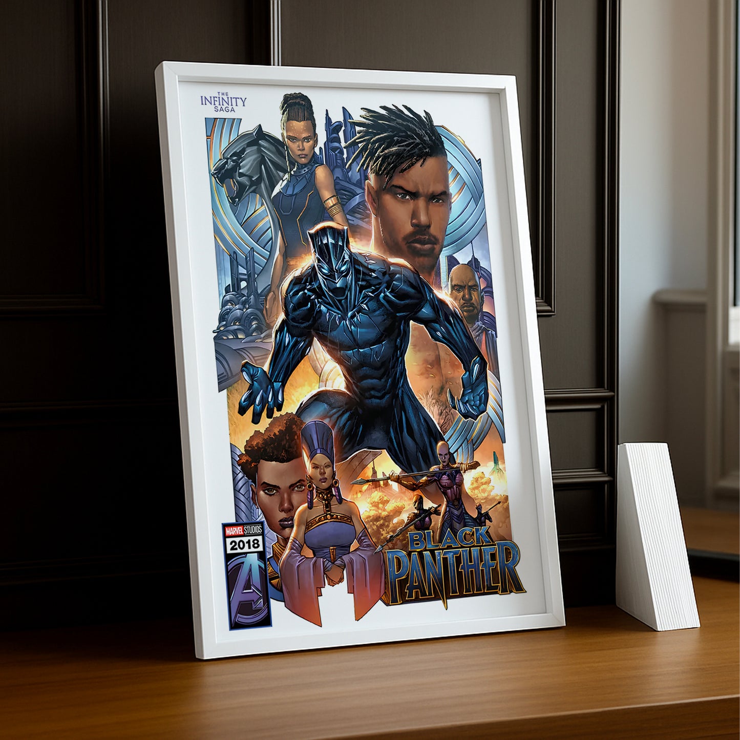 Cadre photo Black Panther Marvel