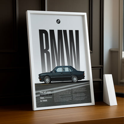 Poster Voitures - BMW M5 E28