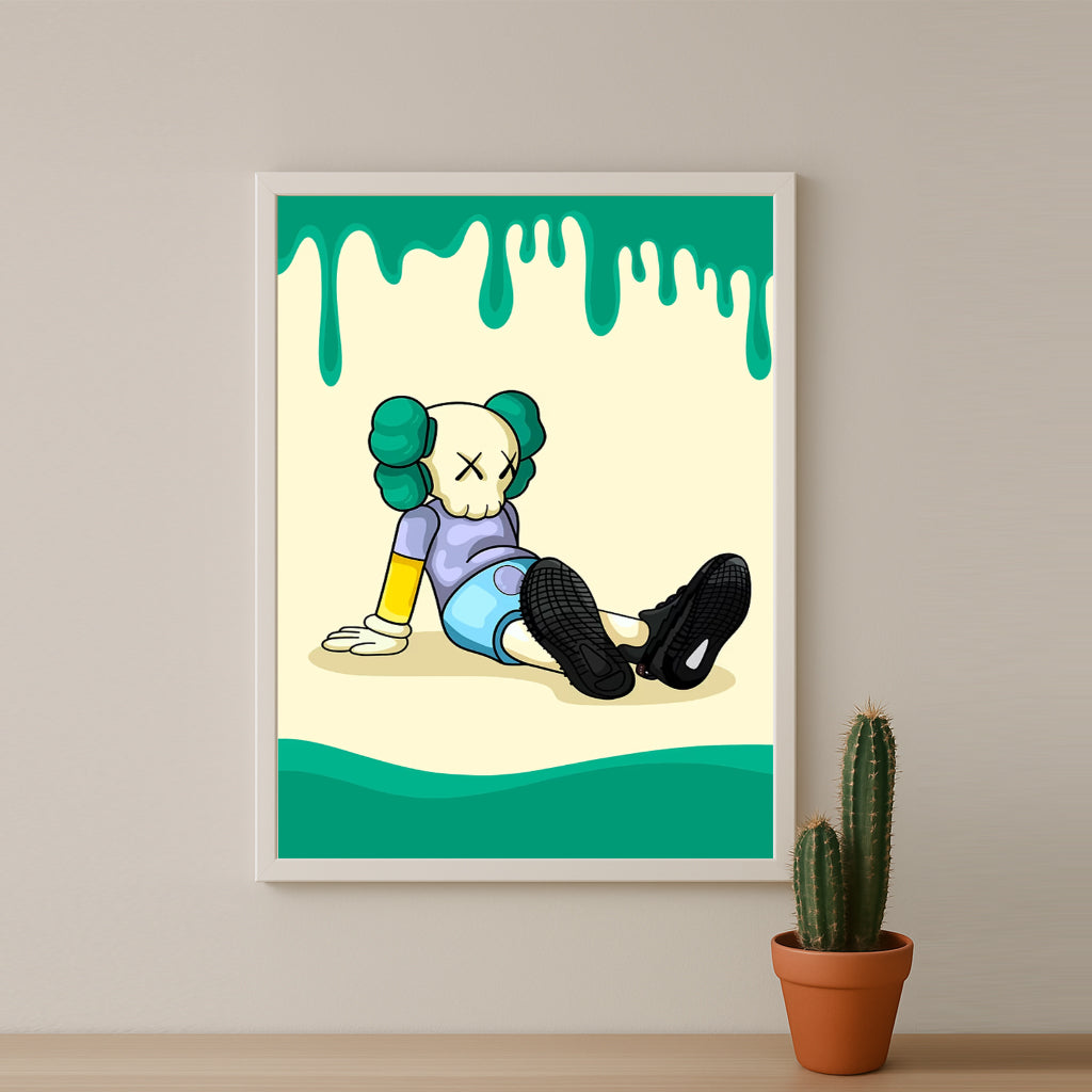 Cadre photo Kaws - Gluant