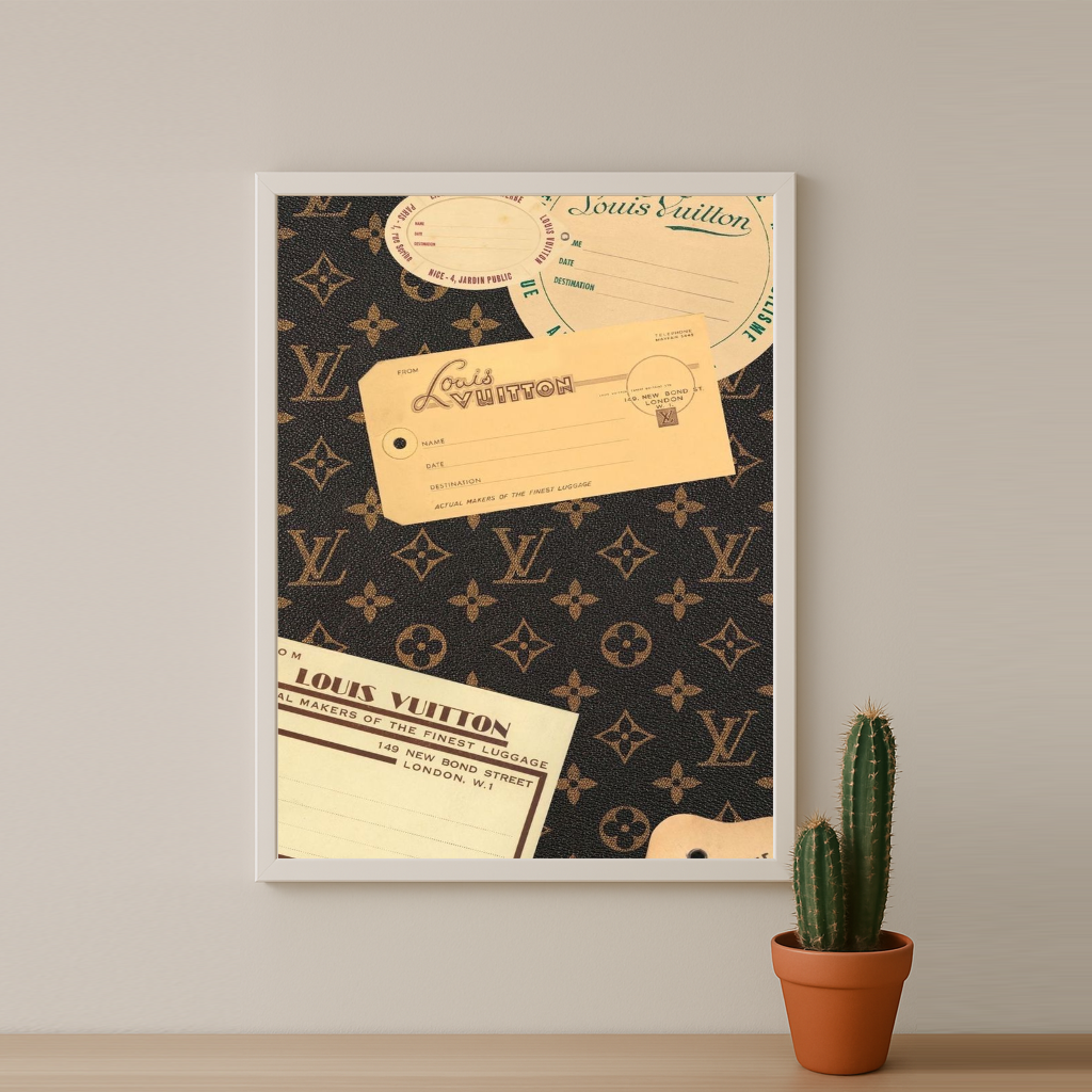 Cadre photo Louis Vuitton Valise ticket