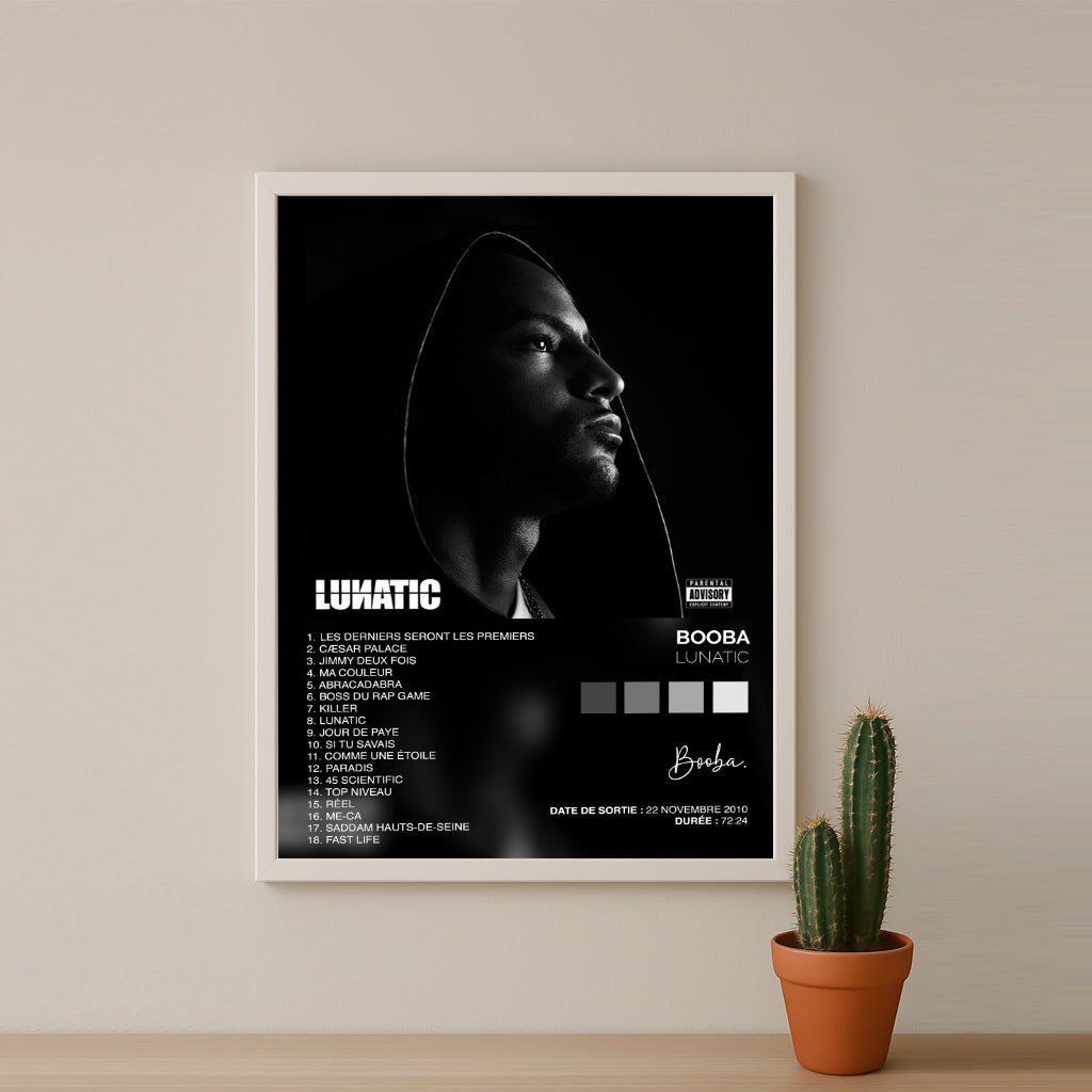 Poster - Album Booba Lunatic