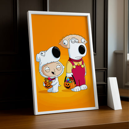 Cadre Photo Family Guy - Halloween