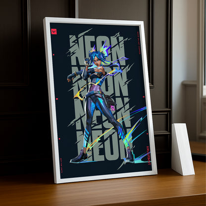 Cadre Photo Valorant - Neon