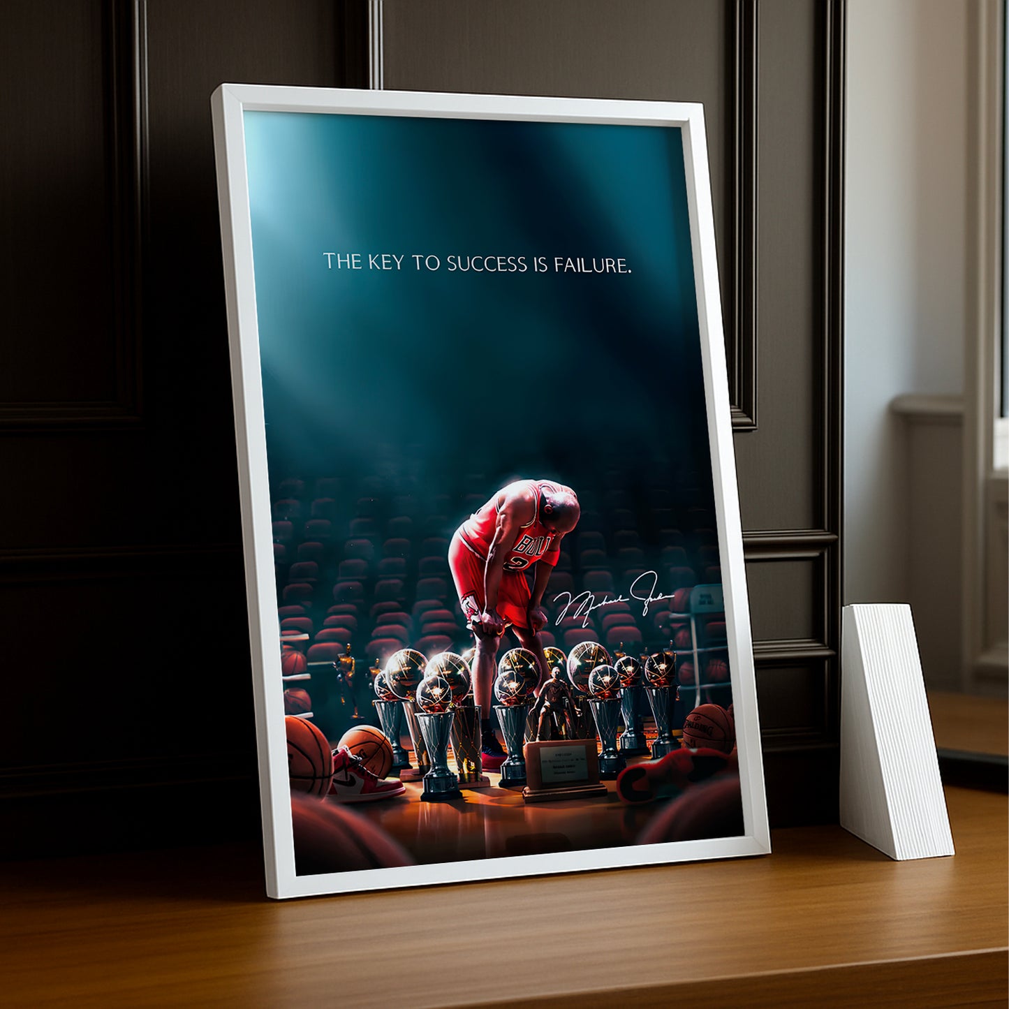Cadre photo Motivation - Michael Jordan Citation
