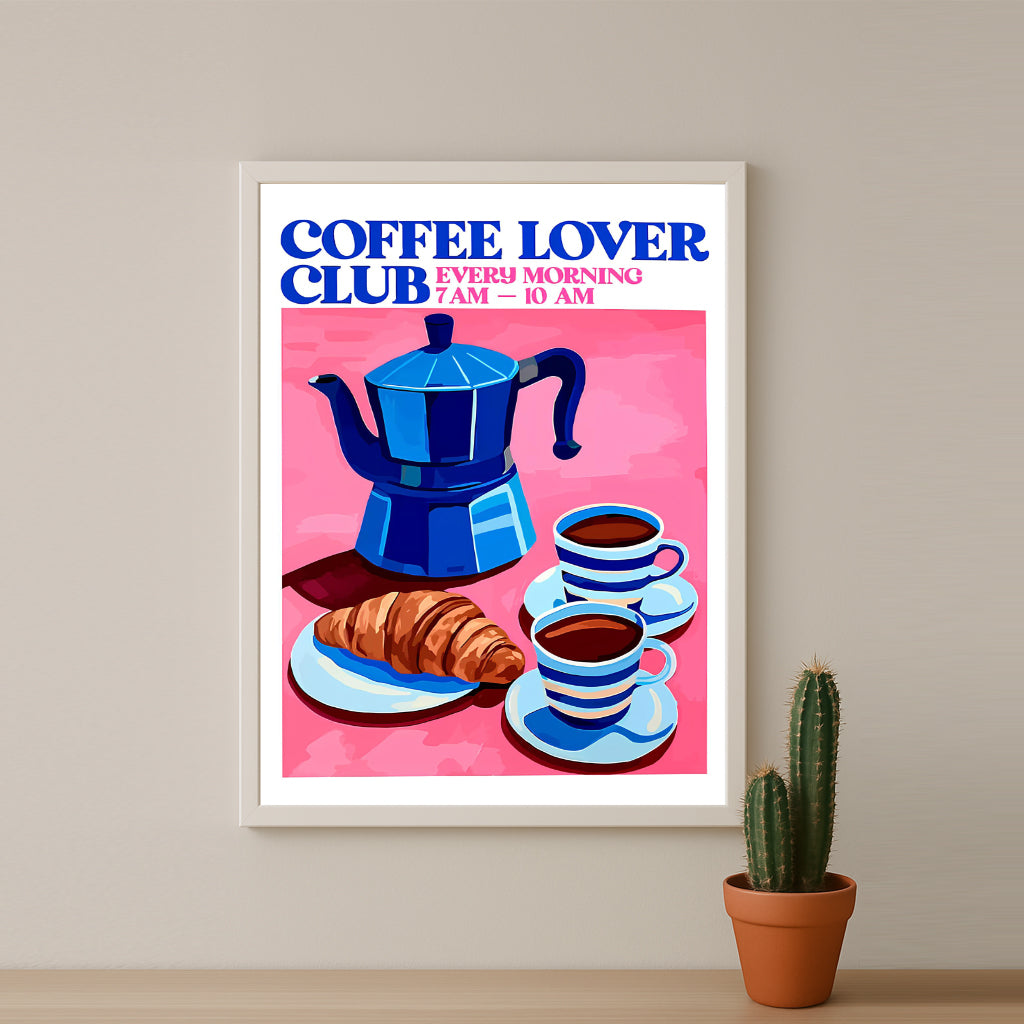 Cadre photo Coffee Lover - Club