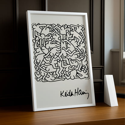 Cadre photo Keith Haring