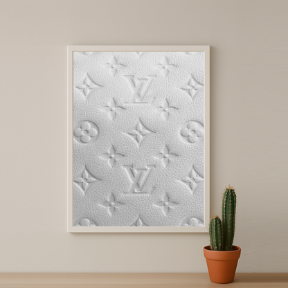 Cadre photo Louis Vuitton blanc