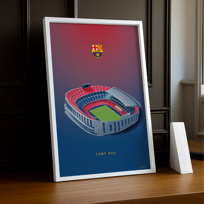 Cadre Photo FC Barcelone - Camp Nou