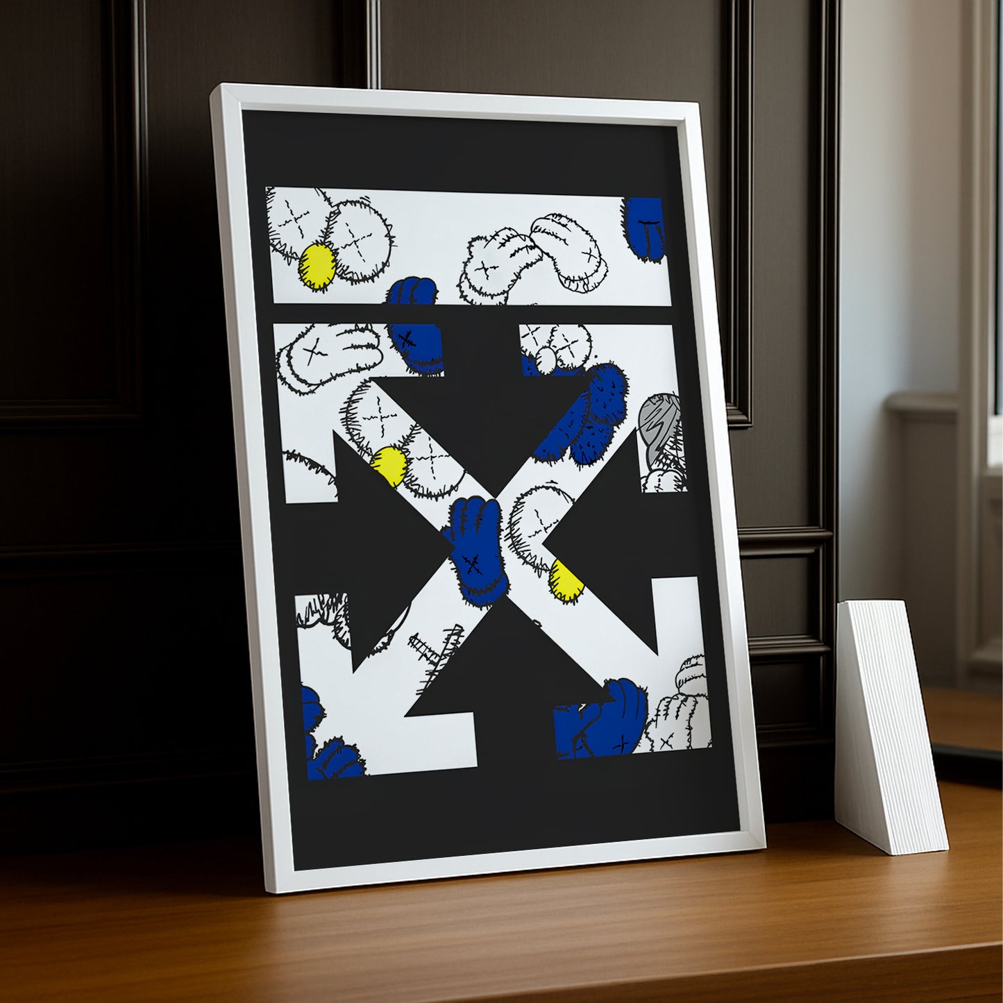 Cadre photo Off-White x Kaws