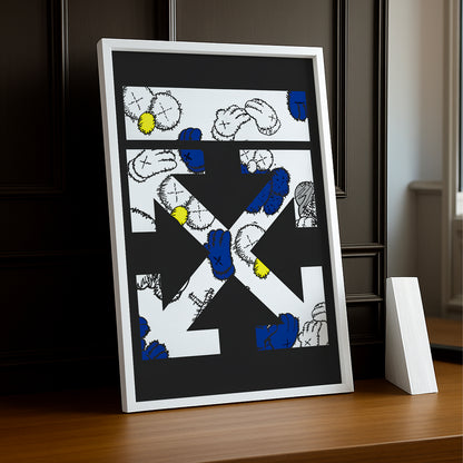 Cadre photo Off-White x Kaws