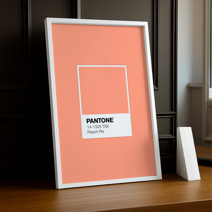 Cadre Photo Pantone Étiquette - Peach Pie