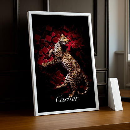 Cadre photo Cartier - Panthère Allonger