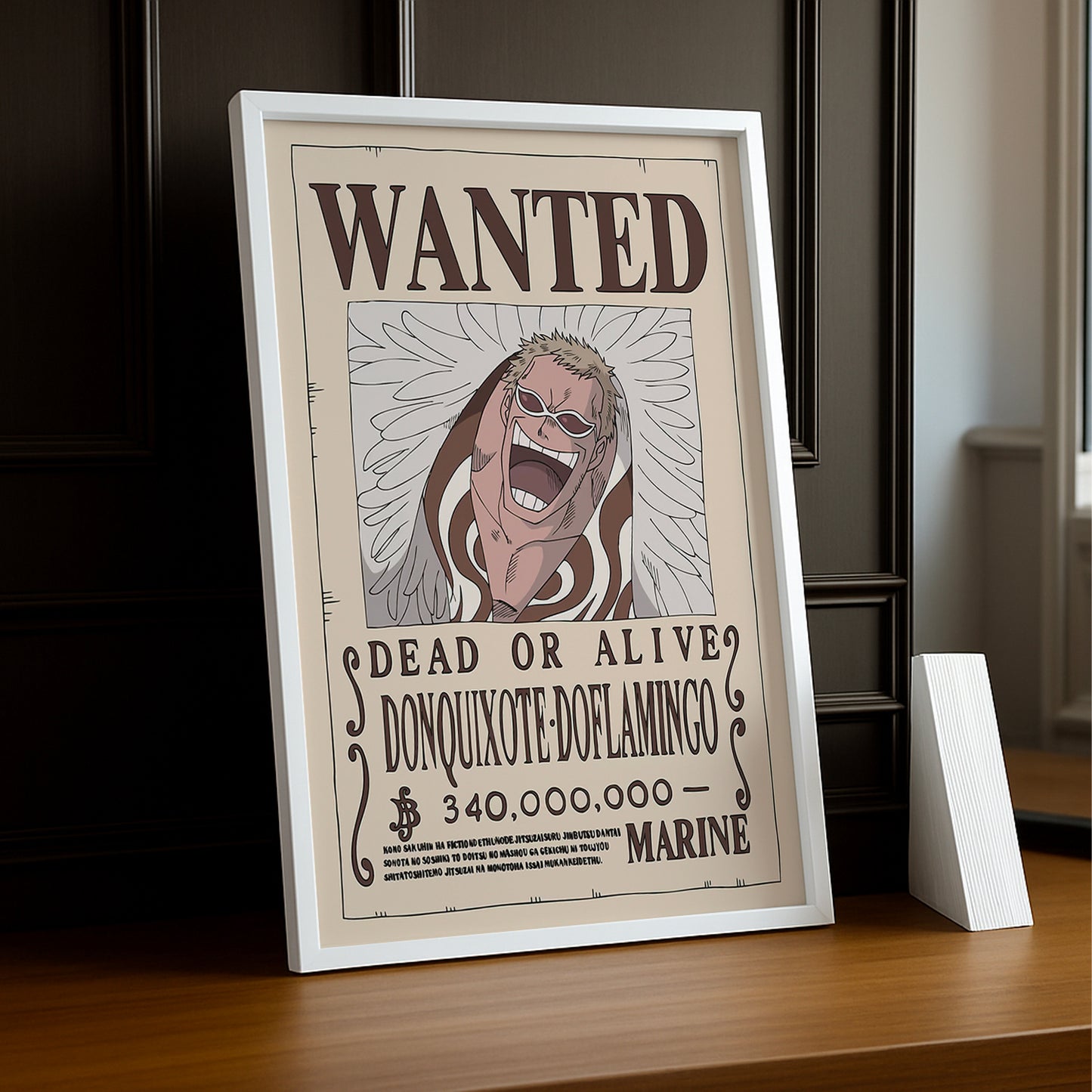 Cadre photo One Piece - Wanted Donquixote Doflamingo