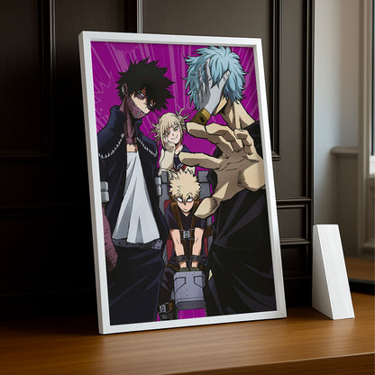 Cadre Photo My Hero Academia - Purple Team