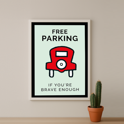 Monopoly Free Parking - Poster