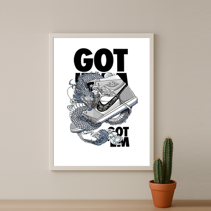 Poster Nike Air Jordan 1 High x Dior Got'Em