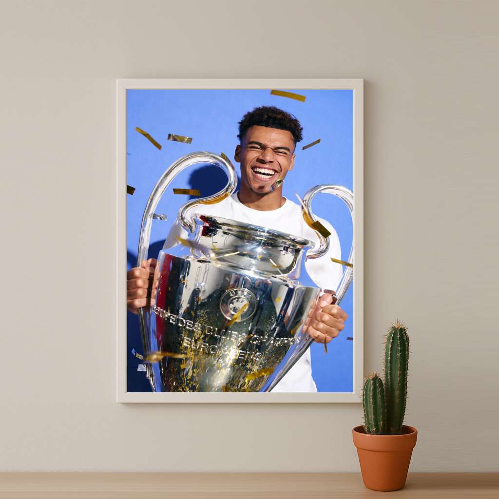 Cadre photo Désiré Doué PSG Ligue des champions