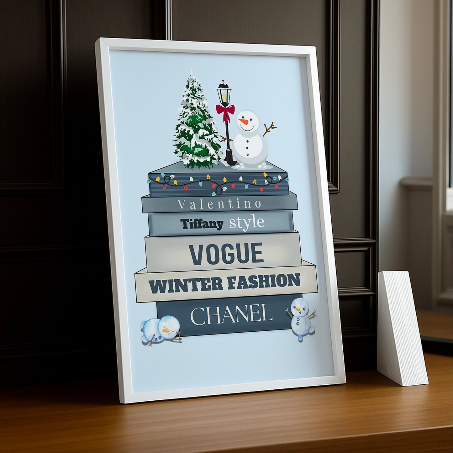 Cadre photo Mode - Livres Xmas