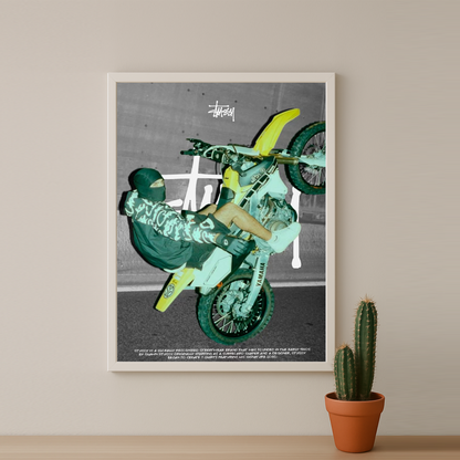 Stüssy Cross - Poster