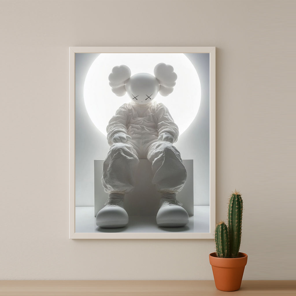 Poster Kaws - White