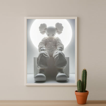 Poster Kaws - White