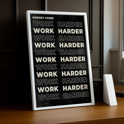Cadre Photo Motivation - Work Harder