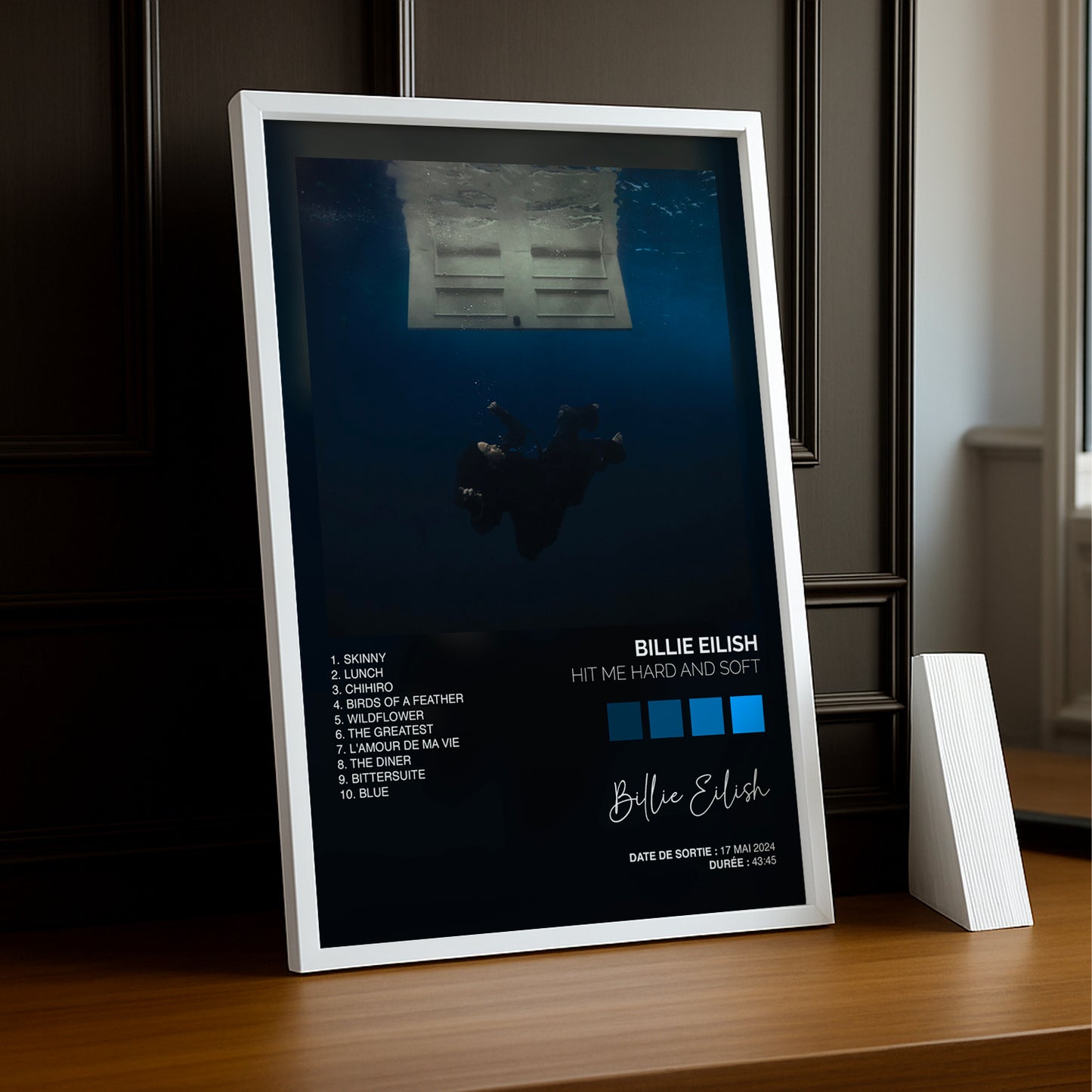 Cadre photo Album - Billie Eilish Hit me hard hit me soft