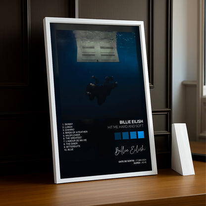 Cadre photo Album - Billie Eilish Hit me hard hit me soft