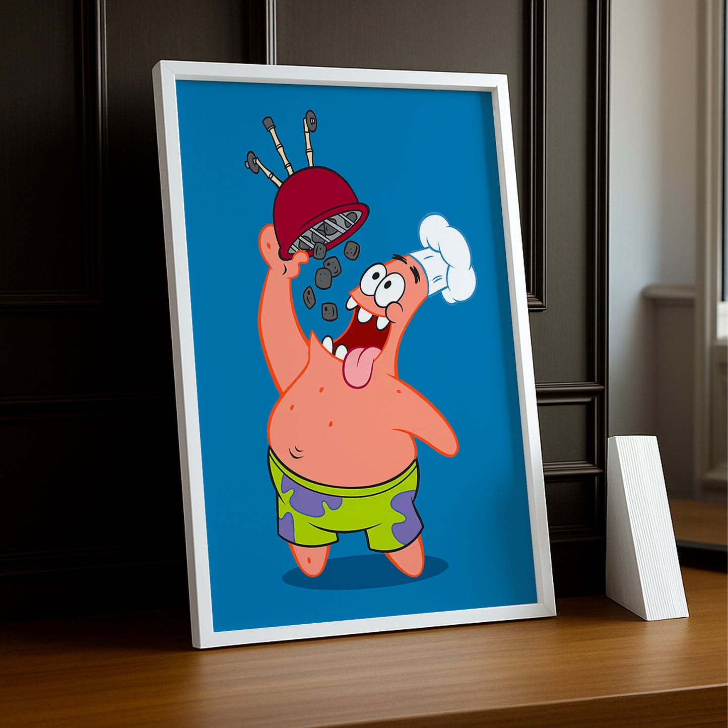 Cadre Photo Bob L'Éponge - Patrick Étoile Barbecue