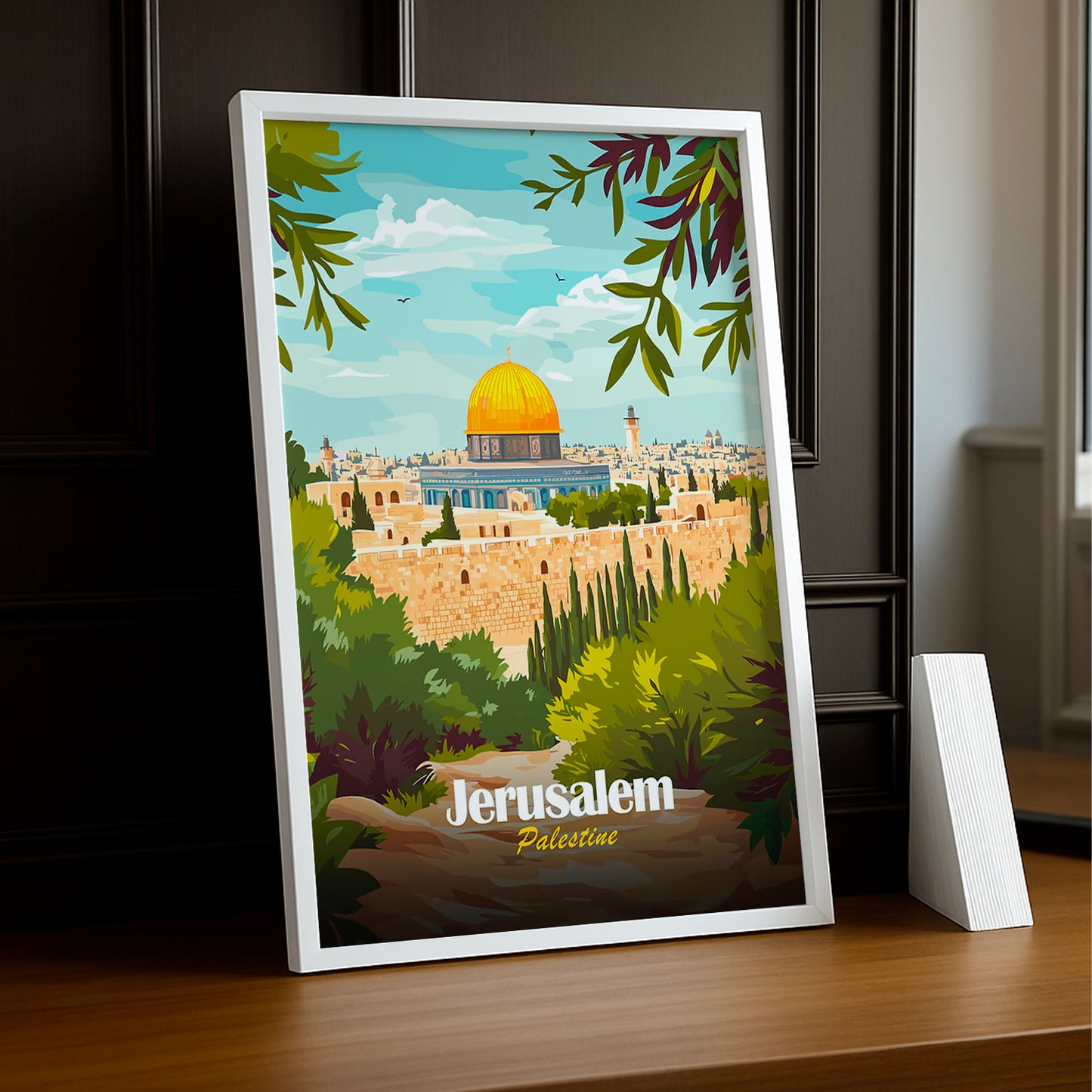 Cadre photo Jerusalem Palestine