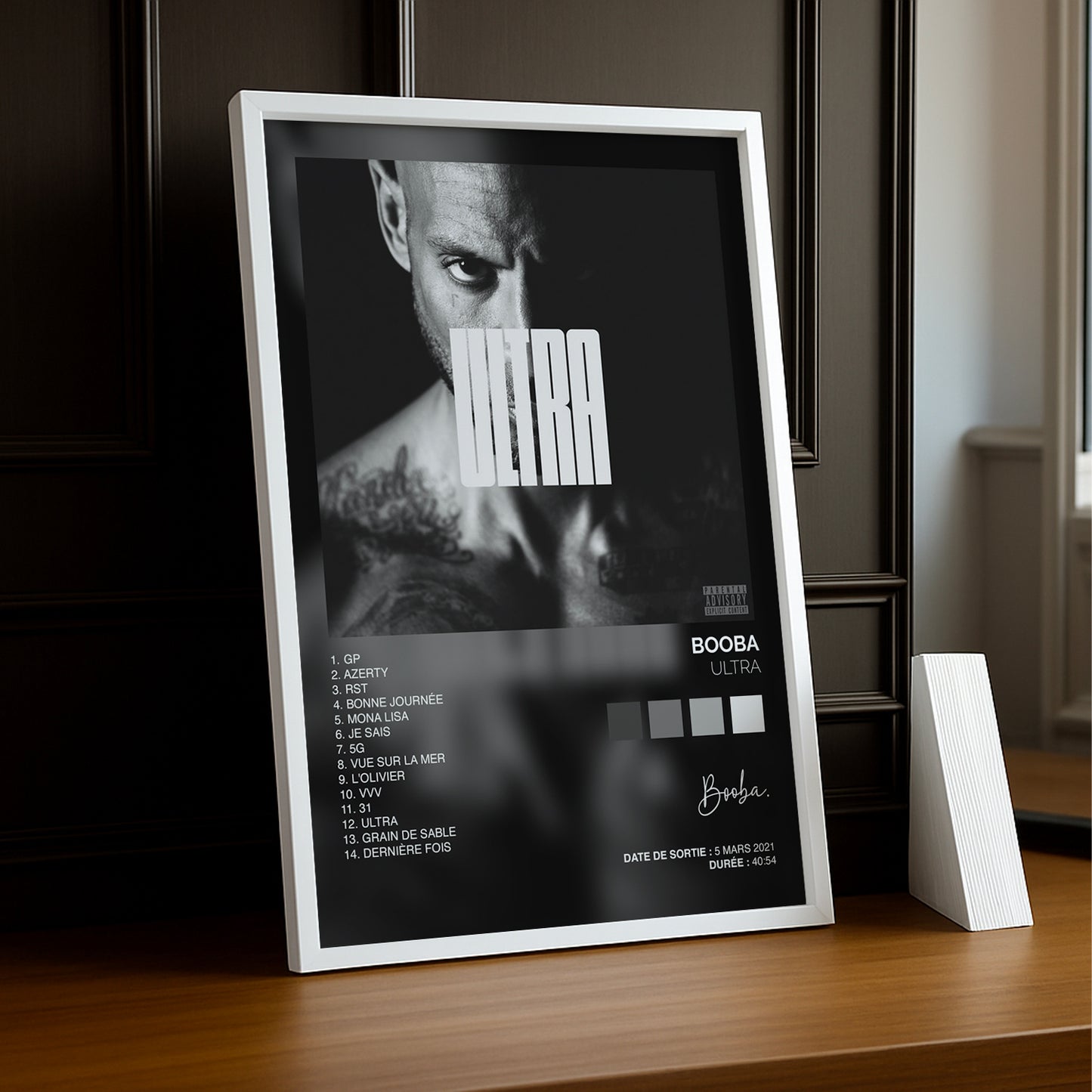 Poster Booba - Album Ultra