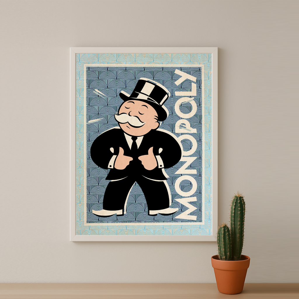 Monopoly Bleu - Poster