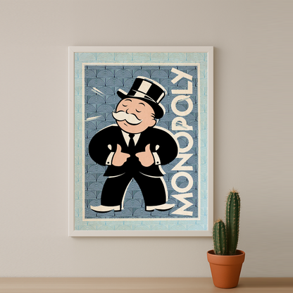 Monopoly Bleu - Poster