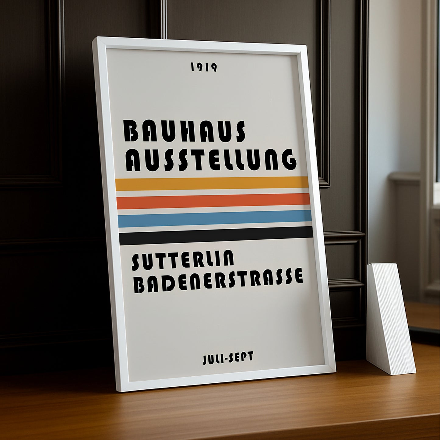 Cadre photo Bauhaus Ausstellung Sutterlia Badenerstrasse