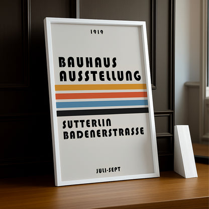 Cadre photo Bauhaus Ausstellung Sutterlia Badenerstrasse