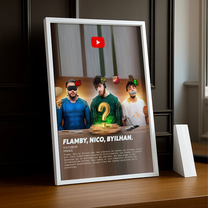 Cadre photo Flamby, Nico, Byilhan