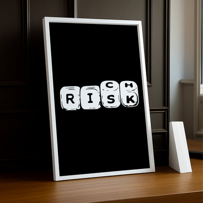 Cadre photo Motivation - Risk, Rich
