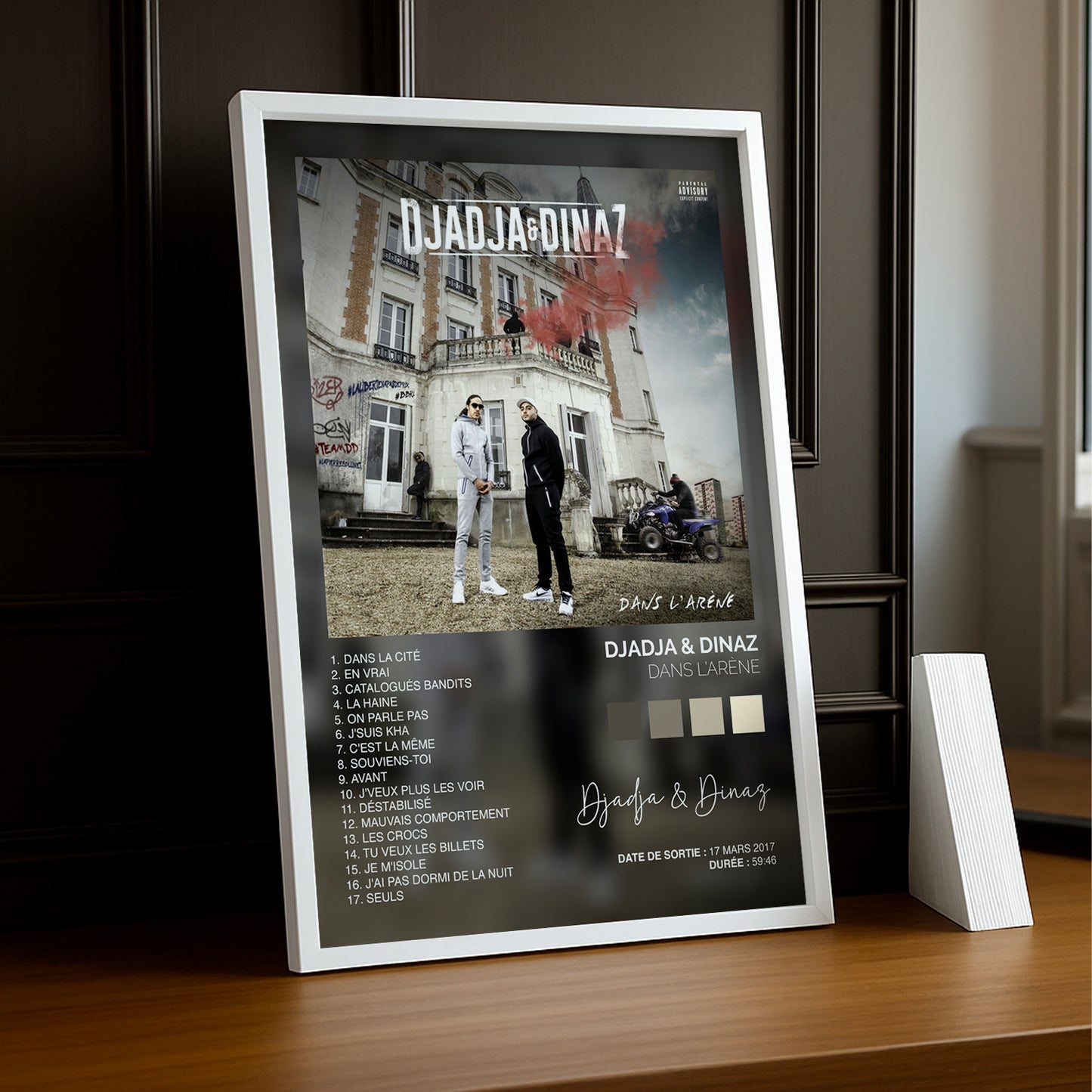 Cadre photo Album - Dans l'Arène Djadja & Dinaz
