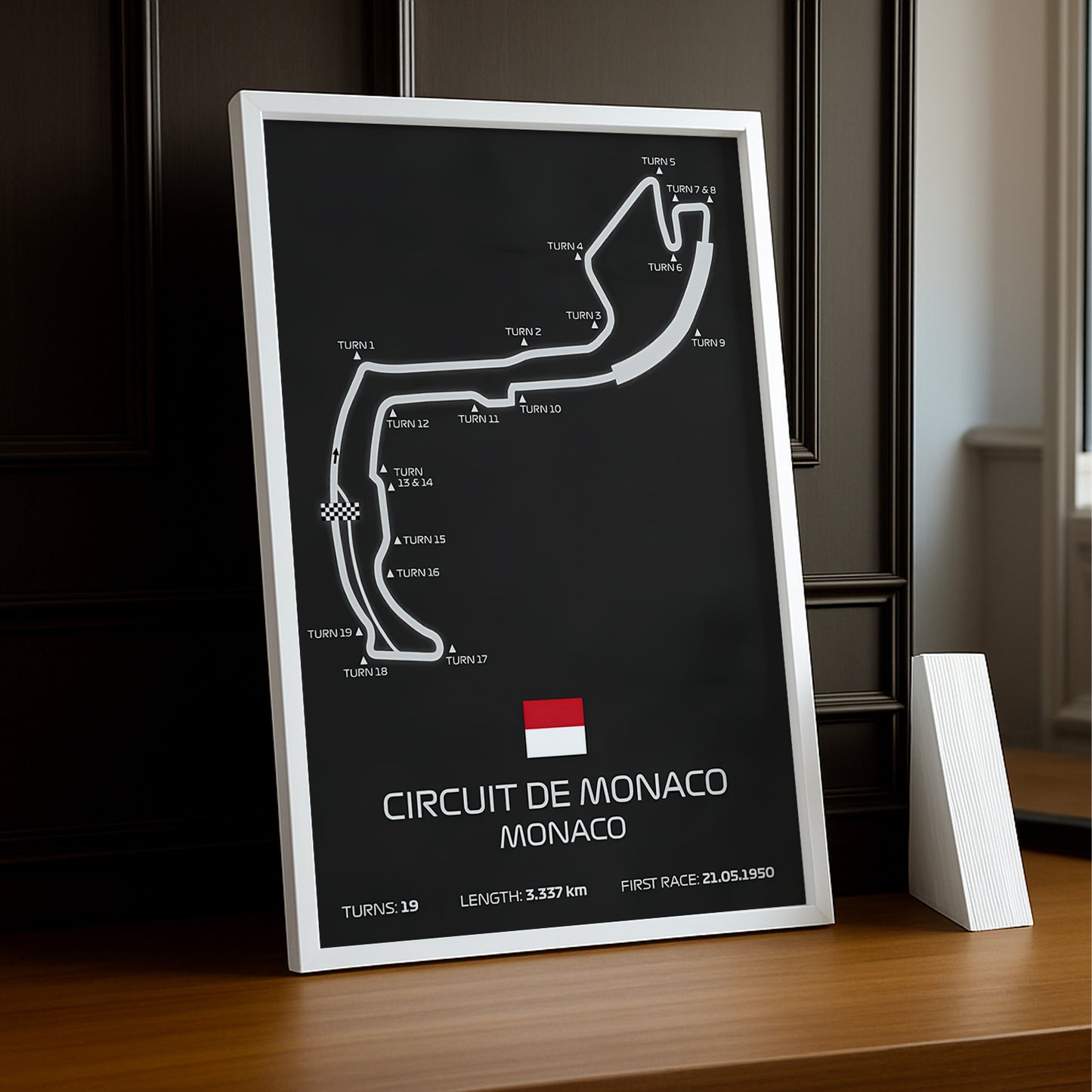 Cadre photo Circuit de Monaco