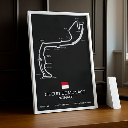 Cadre photo Circuit de Monaco