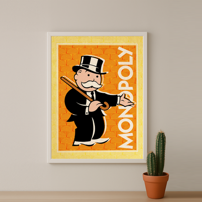 Monopoly Orange - Poster