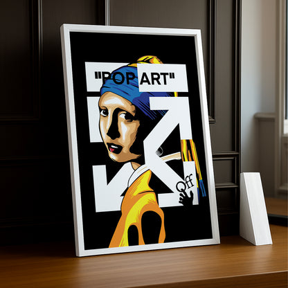 Cadre photo Off-White "Pop-Art"