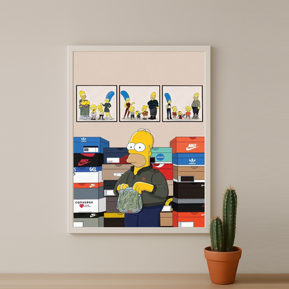 Poster Nike Homer Simpson