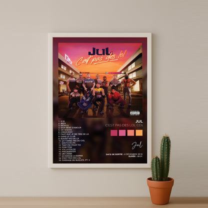 Poster Jul - Album C'est pas des LOL