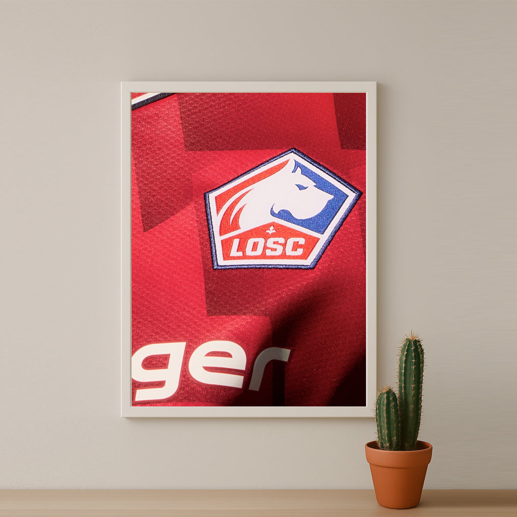Cadre photo - Maillot Lille OSC 2026