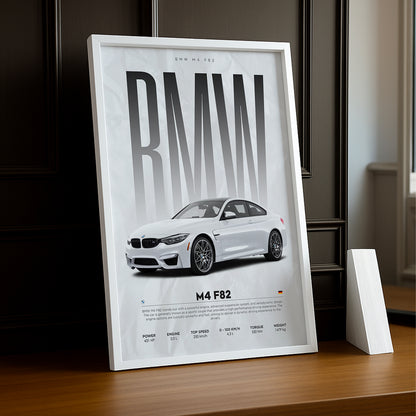 Cadre photo BMW M4 F82