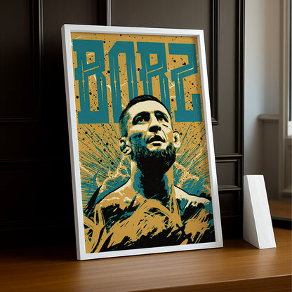 Poster UFC - Khamzat Chimaev Borz Illustration