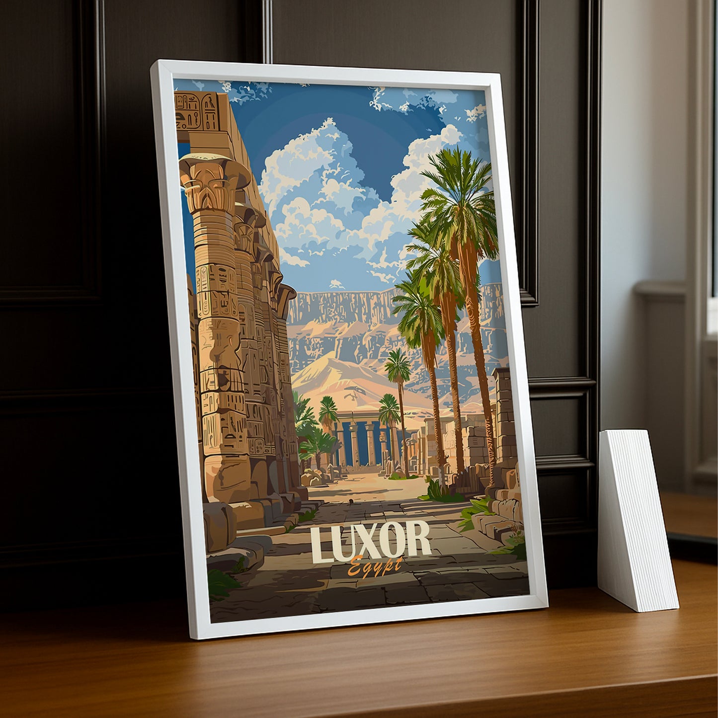 Cadre photo Luxor Egypt