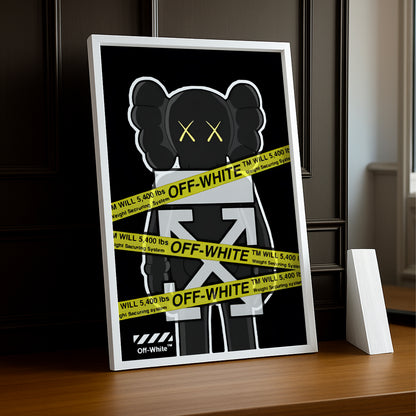 Cadre photo Kaws off-white