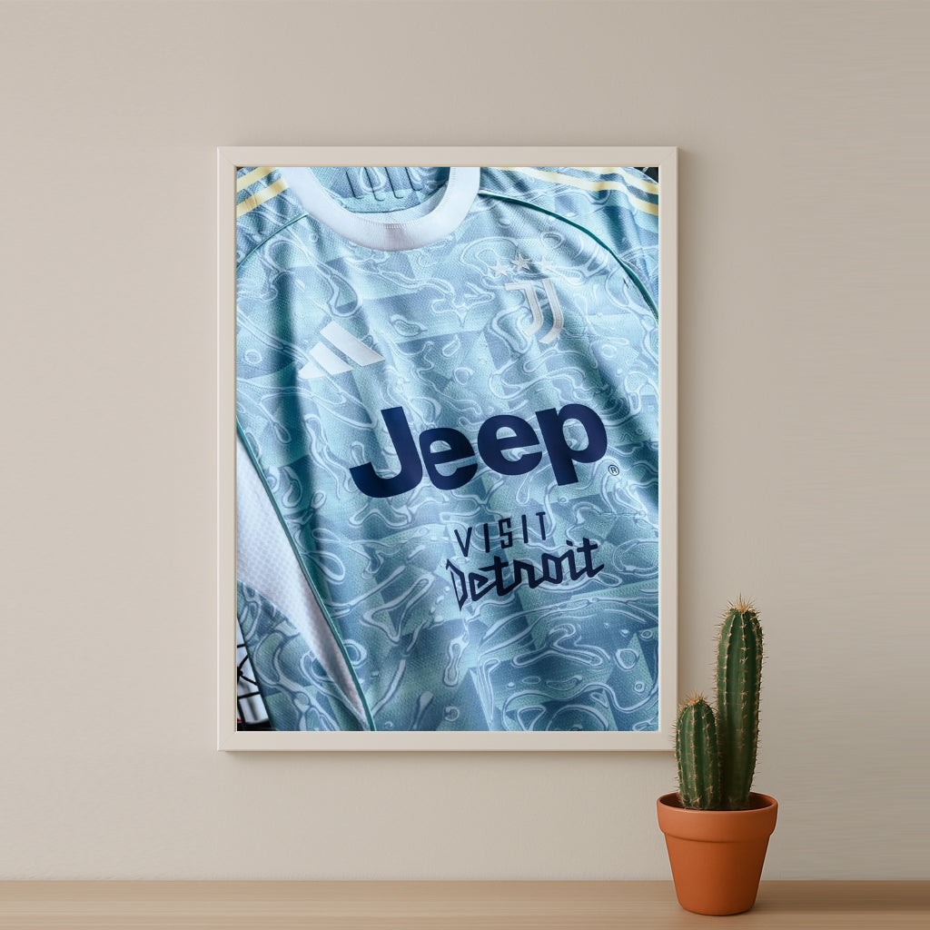 Poster Maillot Football - Juventus Turin Kit 25-26